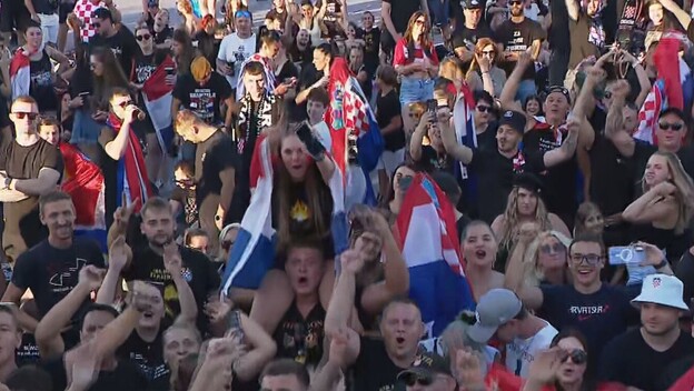 Obožavatelji na Thompsonovom koncertu