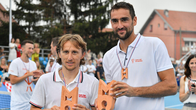 Luka Modrić i Marin Čilić