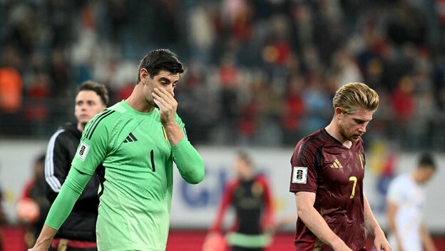 Thibaut Courtois i Kevin De Bruyne