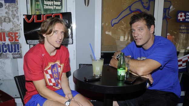 Luka Modrić i Slaven Bilić