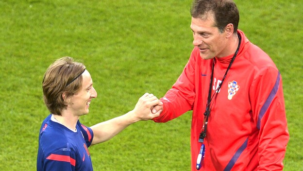 Slaven Bilić i Luka Modrić
