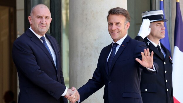 Rumen Radev i Emmanuel Macron