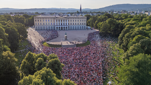Doček norveške reprezentacije