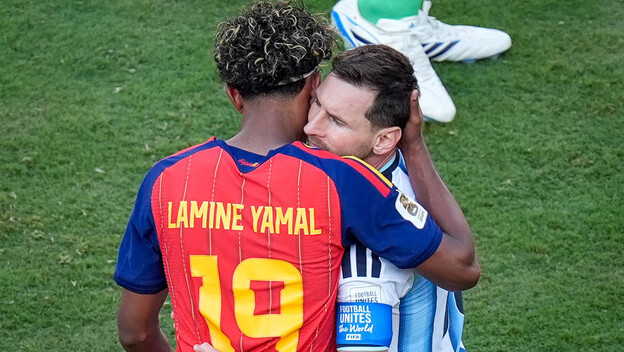 Lamine Yamal i Lionel Messi
