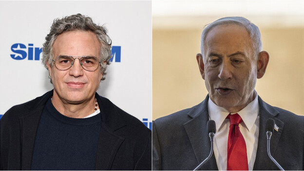 Mark Ruffalo i Benjamin Netanyahu