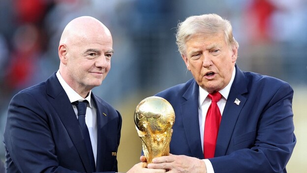 Infantino i Trump