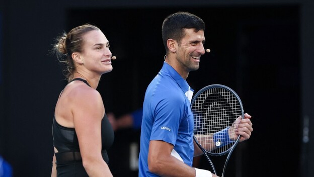 Arina Sabalenka i Novak Đoković