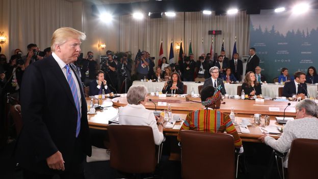 Doručak na summitu G7 (Foto: AFP)