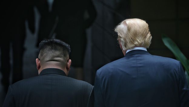 Kim Jong Un i Donald Trump (Foto: AFP)