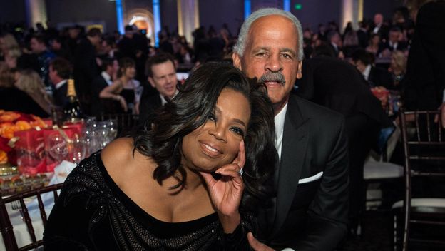 Oprah i Stedman na dodjeli Zlatnih globusa