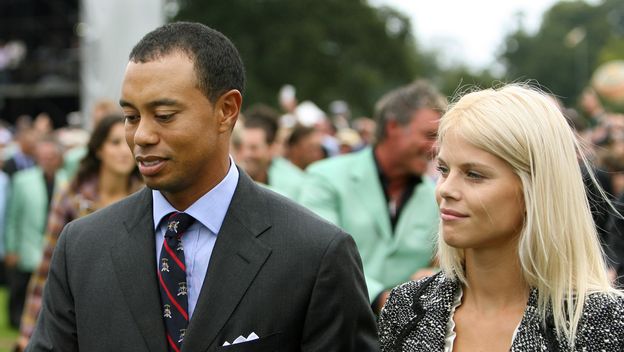 Tiger Woods i Elin Nordegren (Foto: AFP)