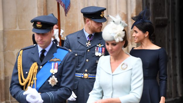 Meghan Markle, princ Harry, princ William i Kate Middleton (Foto: AFP)