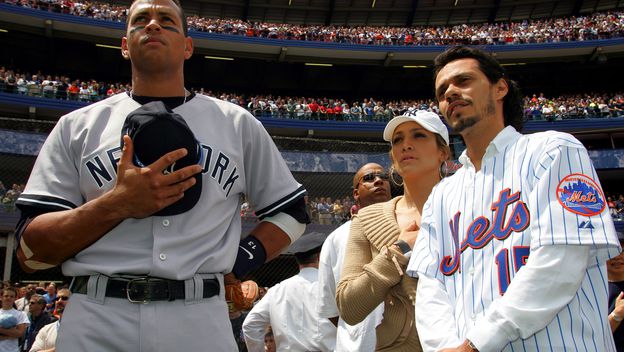 Jennifer Lopez, Alex Rodriguez, Marc Anthony (Foto: Getty Images)