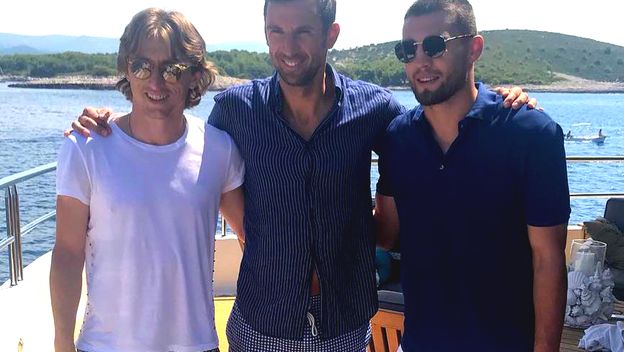 Luka Modrić, Mateo Kovačić, Darijo Srna (Foto: Instagram)