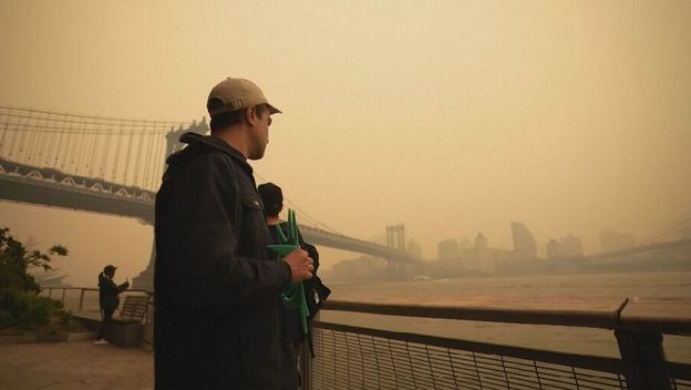 Požari i zagađen zrak u Americi, ilustracija - 2