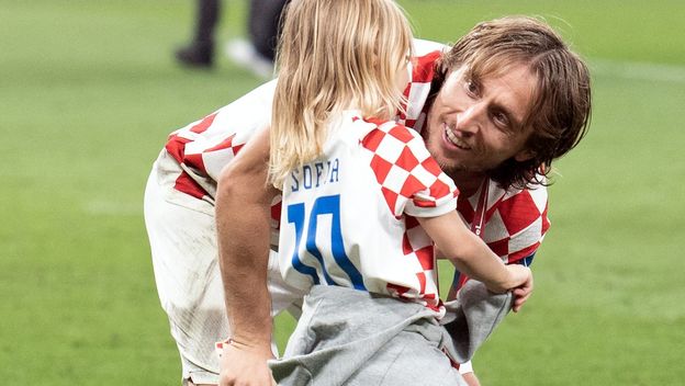 Luka Modrić i kći Sofia