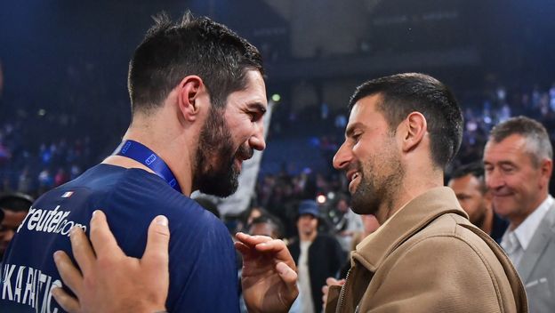 Nikola Karabatić i Novak Đoković