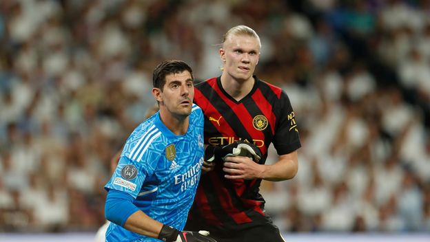 Courtois i Haaland