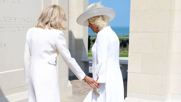 kraljica Camilla i Brigitte Macron - 3