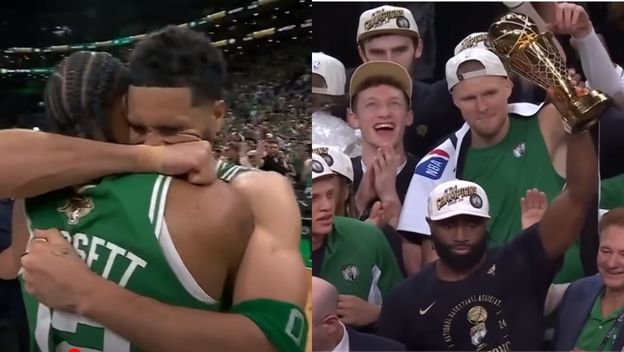 Košarkaši Boston Celticsa u proslavi nagrada i prvenstva
