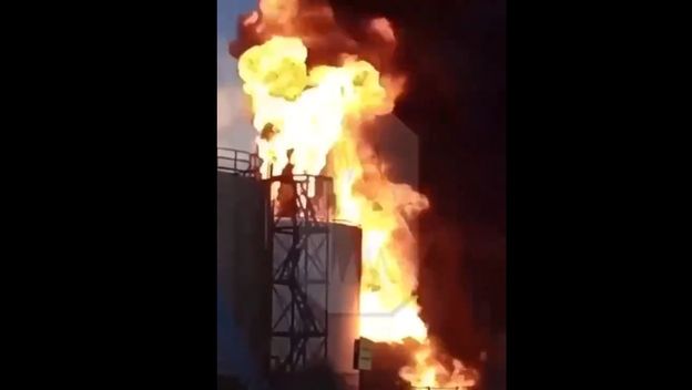 Požar u ruskom skladištu nafte