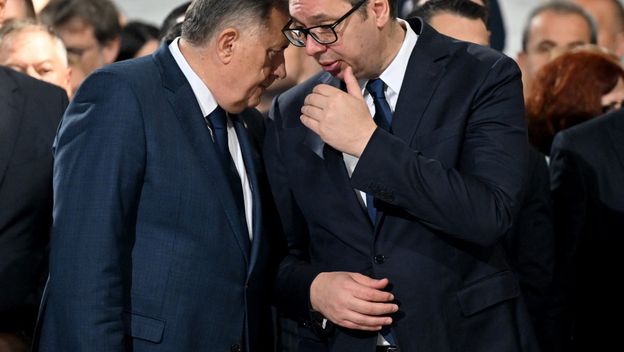 Aleksandar Vučić i Milorad Dodik