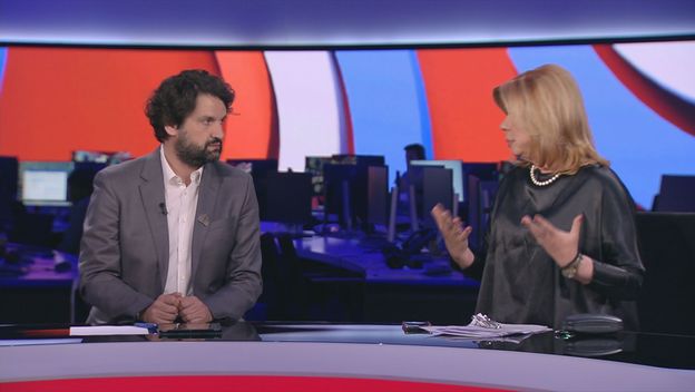Boris Jokić i Ivana Petrović, reporterka Dnevnika Nove TV