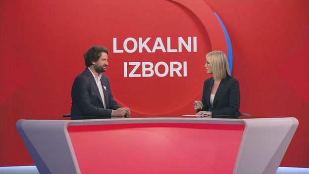 Boris Jokić i Sabina Tandara Knezović, reporterka Dnevnika Nove TV
