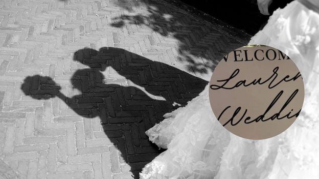 Sjena mladenaca i fotografija natpisa koji je podijelio publiku na Redditu