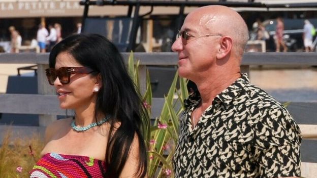 Jeff Bezos i Lauren Sanchez