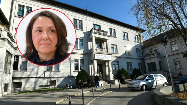 Ministrica zdravstva Irena Hrstić i KB Sveti Duh, ilustracija