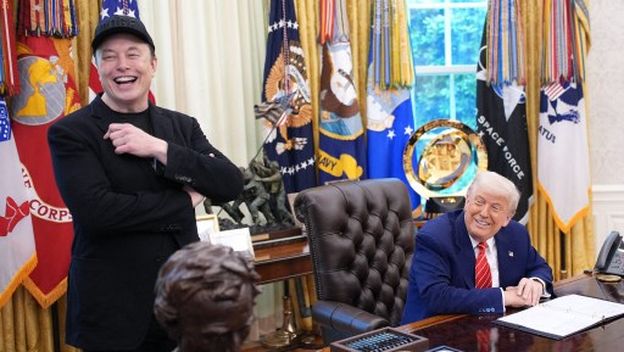 Elon Musk i Donald Trump u Ovalnom uredu