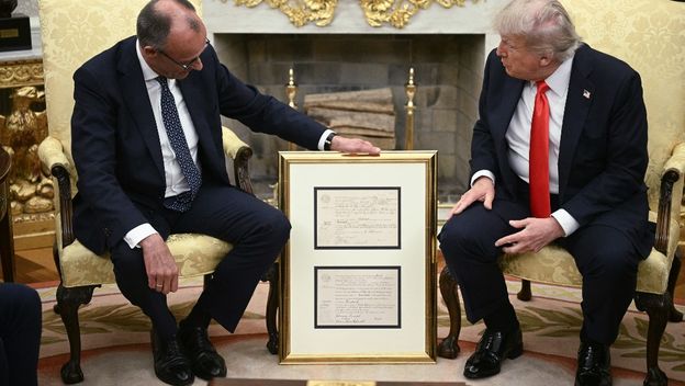 Friedrich Merz i Donald Trump - 4