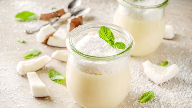 Panna cotta s kokosom