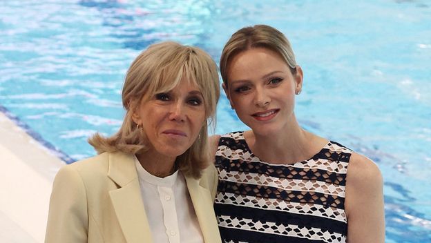 Brigitte Macron i princeza Charlene