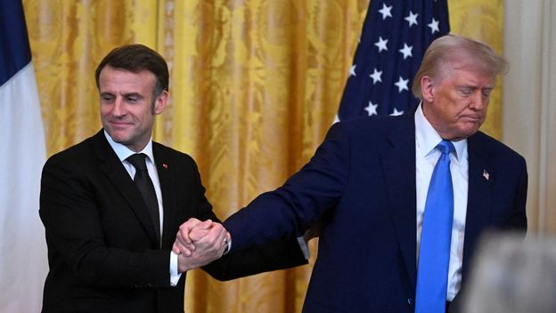 Emmanuel Macron i Donald Trump
