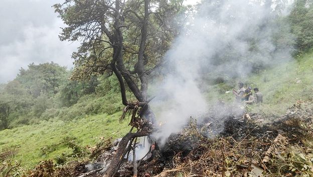 Pad helikoptera u Indiji