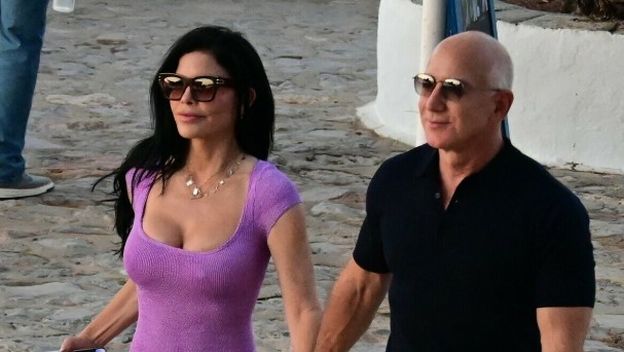 Jeff Bezos i Lauren Sanchez