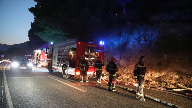 Vatrogasci gase požar u Brelima - 10