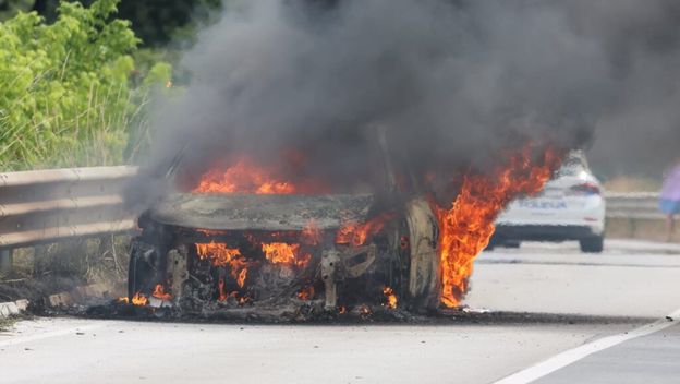 Požar automobila kod Gradeca