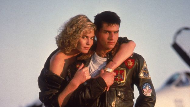 Kelly McGillis i Tom Cruise u filmu Top Gun iz 1986.