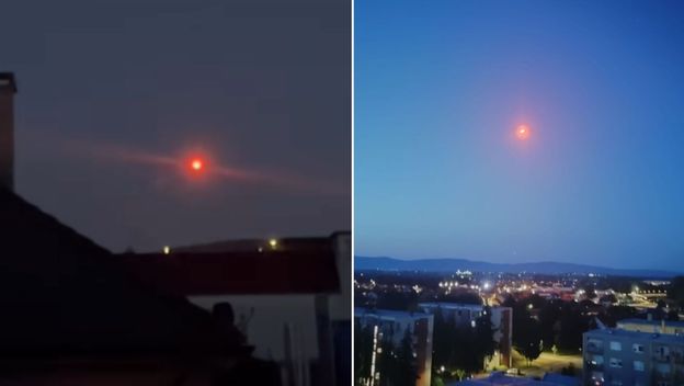Neobična letjelica iznad Požege