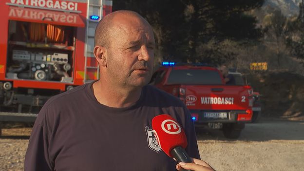 Višeslav Pešić, zapovjednik požarišta, DVD Omiš