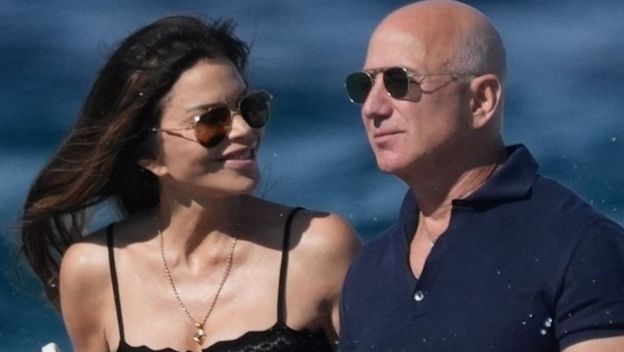 Jeff Bezos i Lauren Sanchez