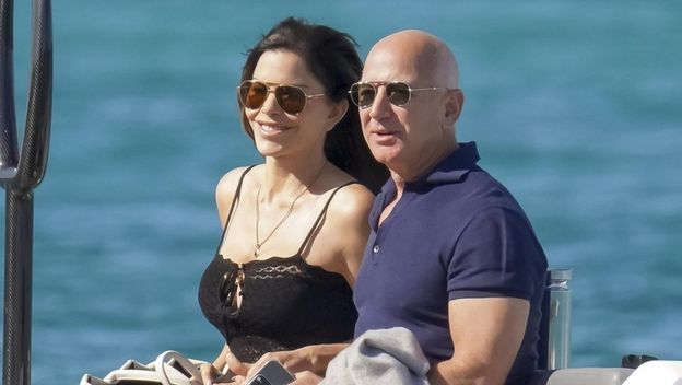 Jeff Bezos i Lauren Sanchez
