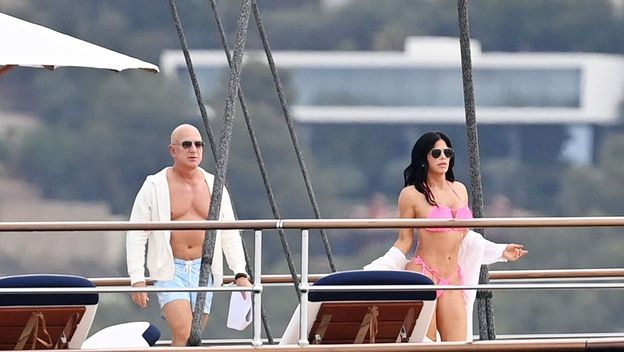 Jeff Bezos i Lauren Sanchez