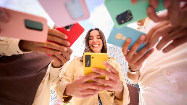 Mobilni telefoni, ilustracija