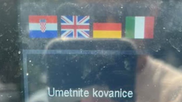 Aparat za naplatu parkinga u Rovinju