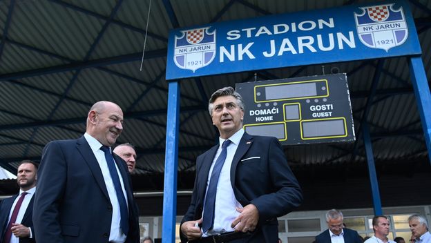 Tomo Medved i Andrej Plenković