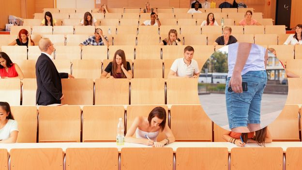 Pisanje ispita u predavaonici i kratke hlače